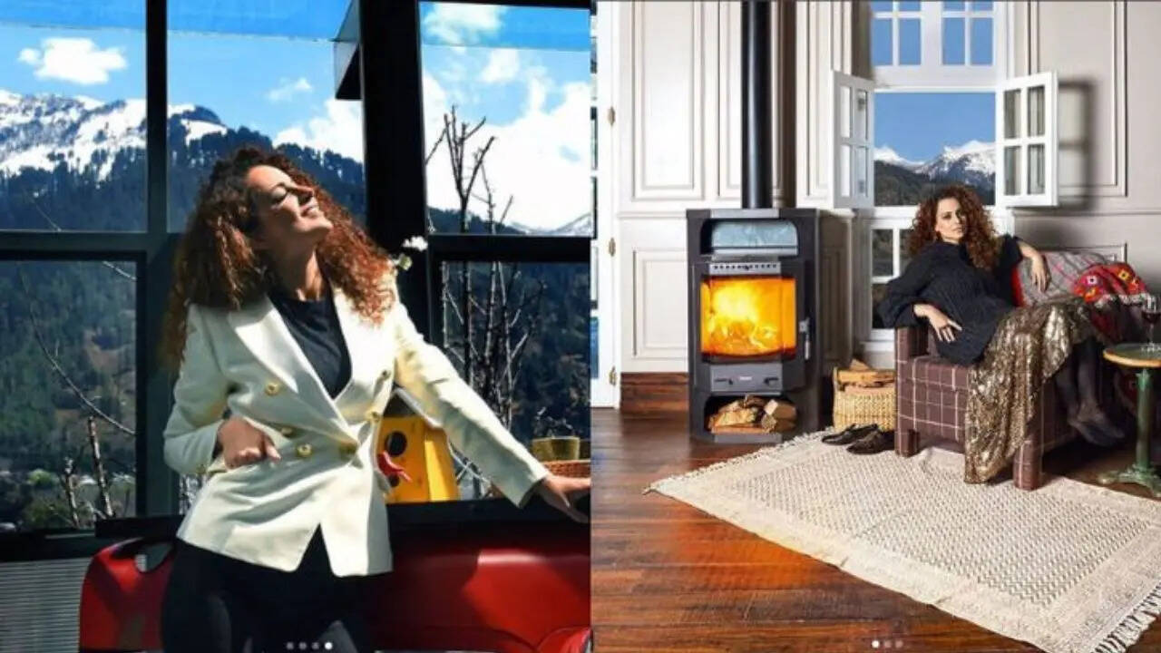 Inside Kangana Ranaut's Rs 30 Crore Manali House. (Image: Pinterest)