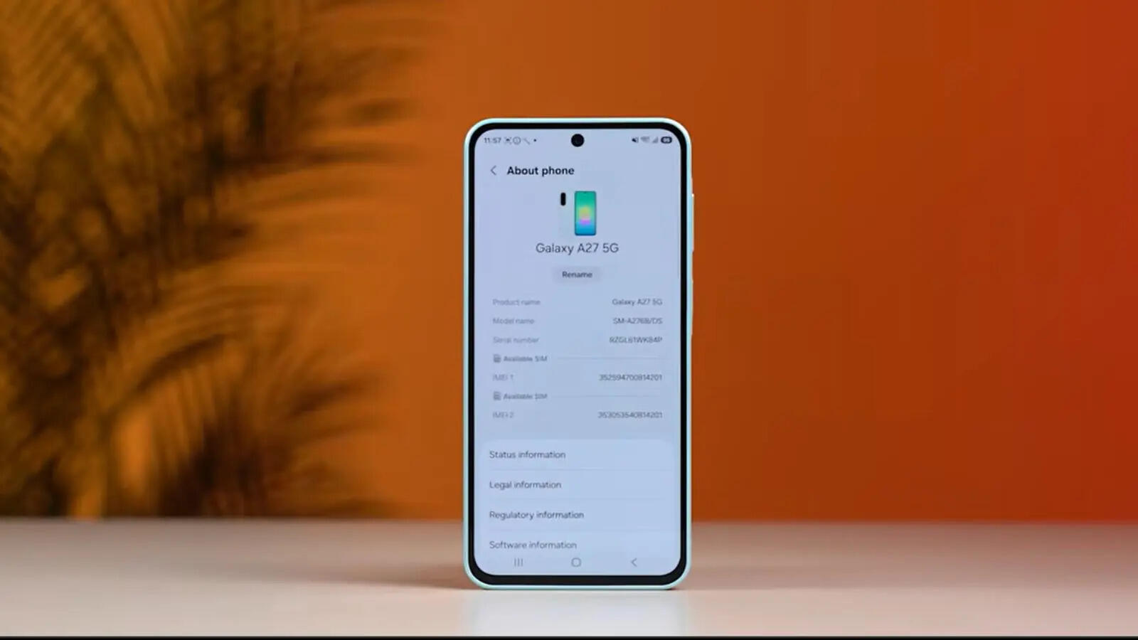 Samsung Galaxy A27 Software
