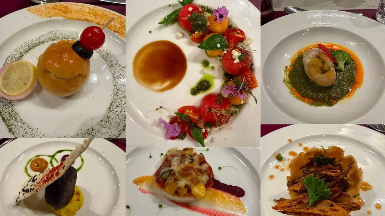 An all vegetarian meal that delights