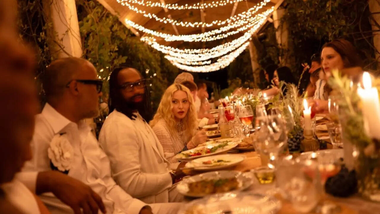 Glimpse of Madonna's birthday celebration. (Photo: Instagram/@madonna)
