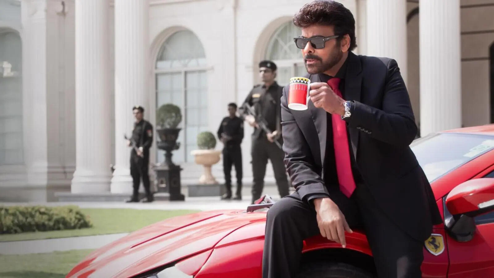 A still from Chiranjeevi's film