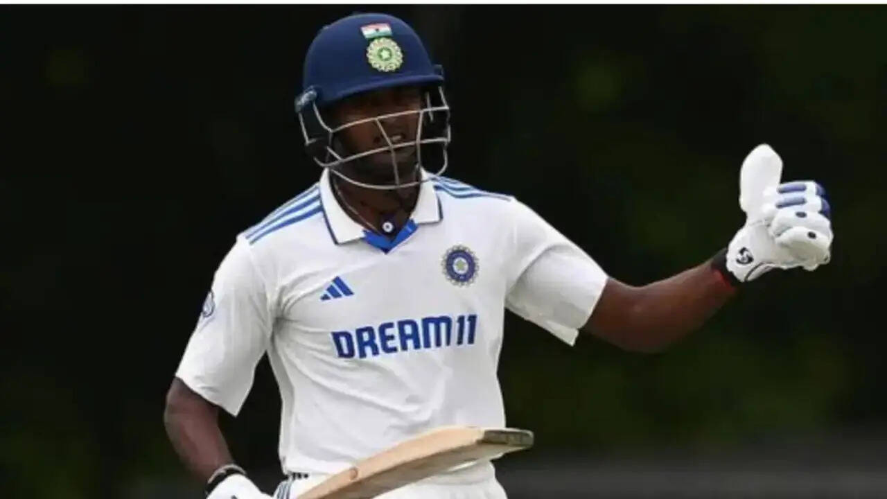 Sai Sudharsan was ruled out of the SL series. Photo: AP