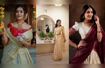 Reimagine how you style yourself for Onam 2026 (Credit: Tulsi Silks, Haradhi, TANHAI)