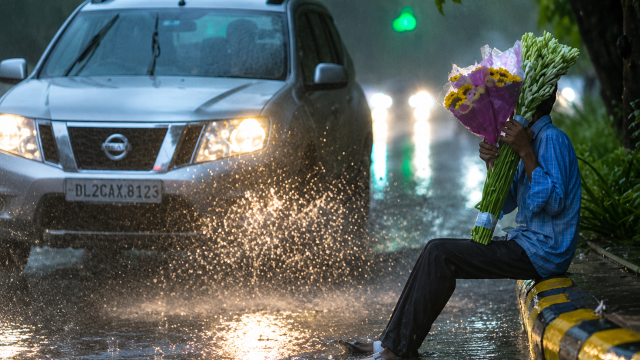 Delhi Records Wettest First Week Of August In 15 Years; Heavy Rain Brings City To Standstill