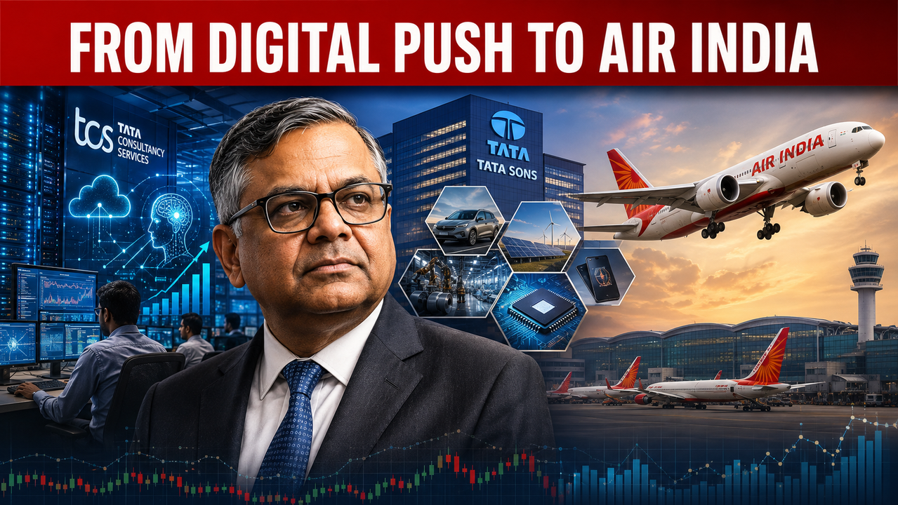 From Digital Push To Air India: Tracing Chandrasekaran’s Rise And Reign At Tata Sons