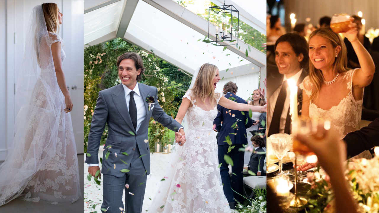 Gwyneth Paltrow and Brad Falchuk tied the knot in 2018 (Credit: X, Pinterest, Instagram)