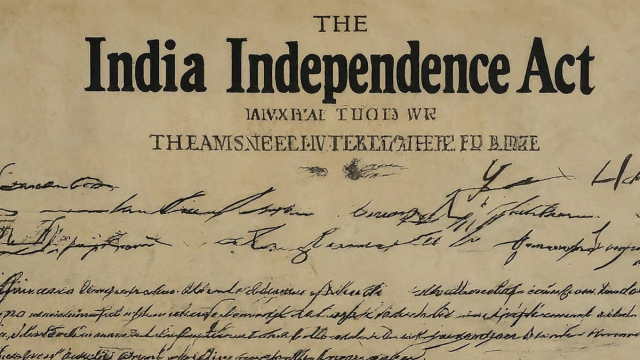 The India Independence Act 1947 (Credits: X)