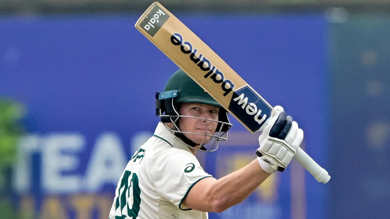 Steve Smith was dropped early in his innings. Photo: AP