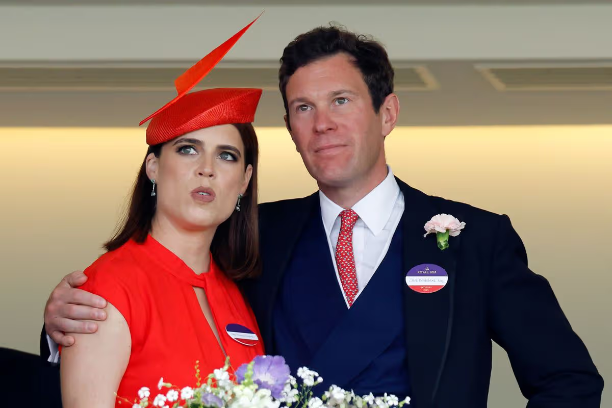 Jack Brooksbank with Wife Princess Eugene