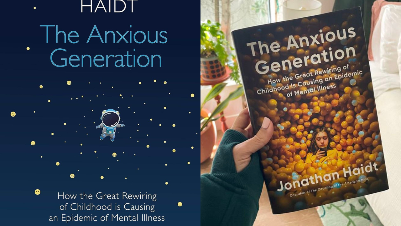 The Anxious Generation by Jonathan Haidt (Credits: Pinterest)