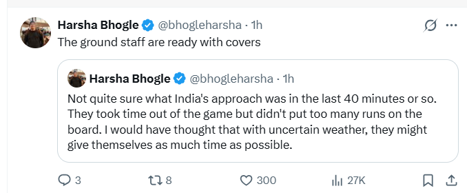 Harsha Bhogle X