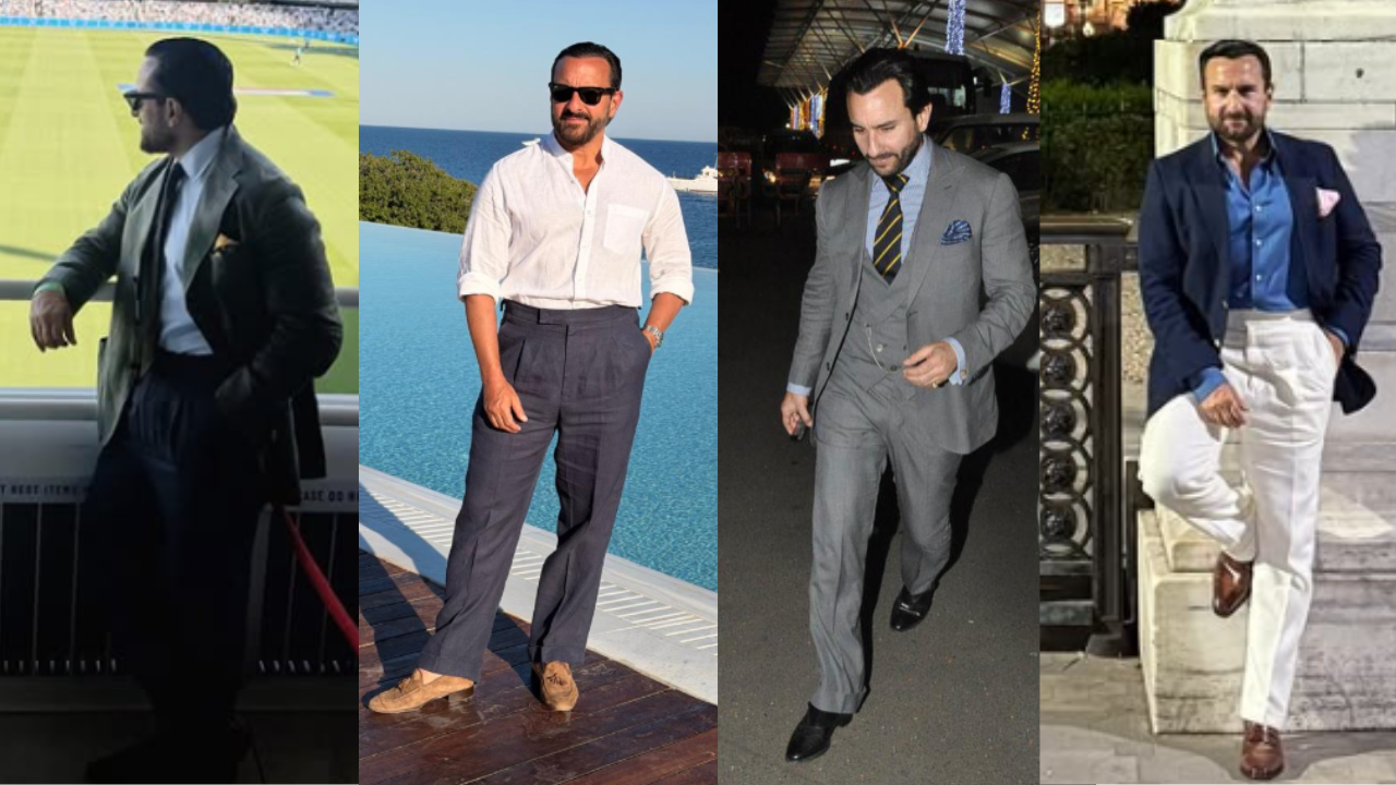 Dressing in formals is Saif Ali Khan's love language to himself (Credit: Instagram/saifalikhanpataudiworld)