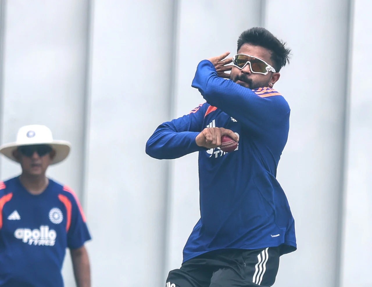 Saransh Jain earned his maiden Test call-up. Photo: BCCI