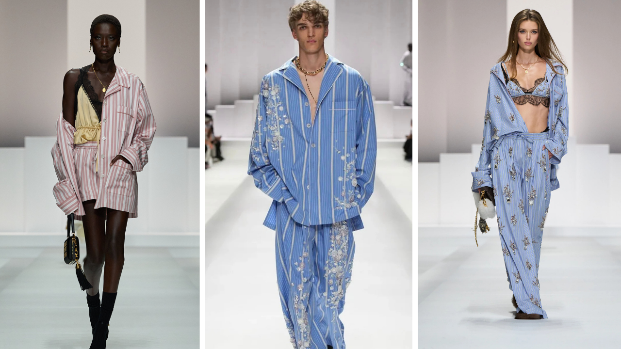 Celebrities Are Wearing Pyjamas To Parties: Is Sleepwear Becoming Kinda Chic (Credits: Pinterest)