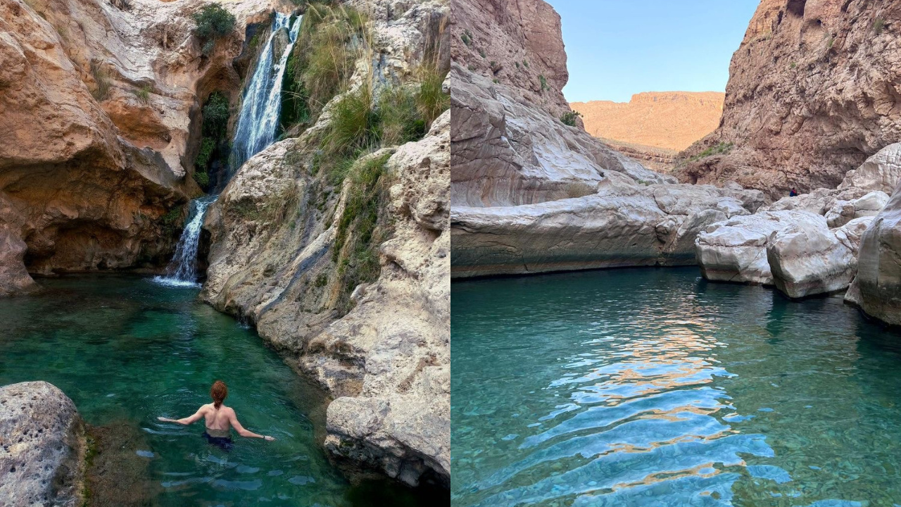 From waterfalls to canyons, Wadi Hoqain is more than just a place for a swim