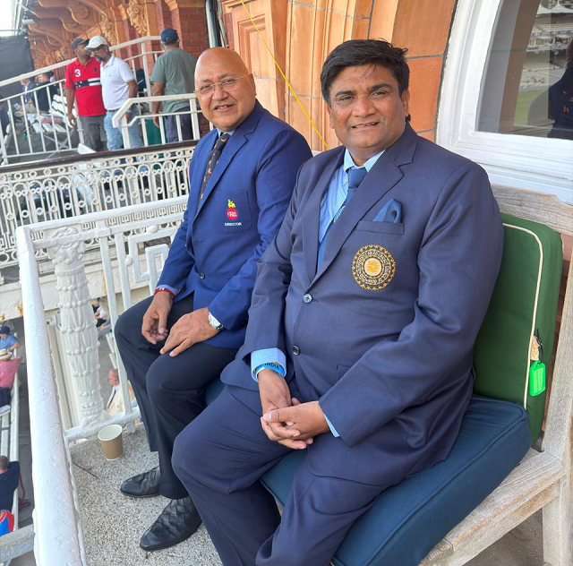 Shyam Sunder Sharma has been working for betterment of Divyang cricket team for two decades. Photo: Shyam Sharma